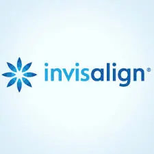 Logo: Invisalign - blue on a blue square