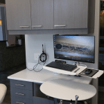 Photo of dental diagnostic inter-oral camera and computer